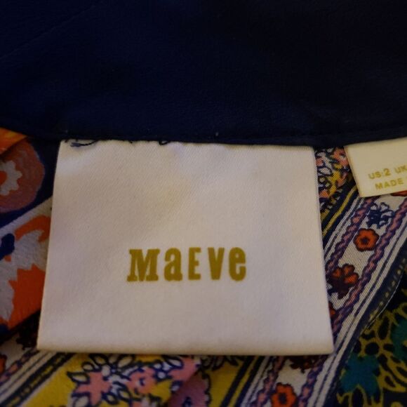 Maeve Sapelo Silk Tank Sz 2 - Picture 7 of 9